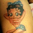 Betty Boop som pinuppa
